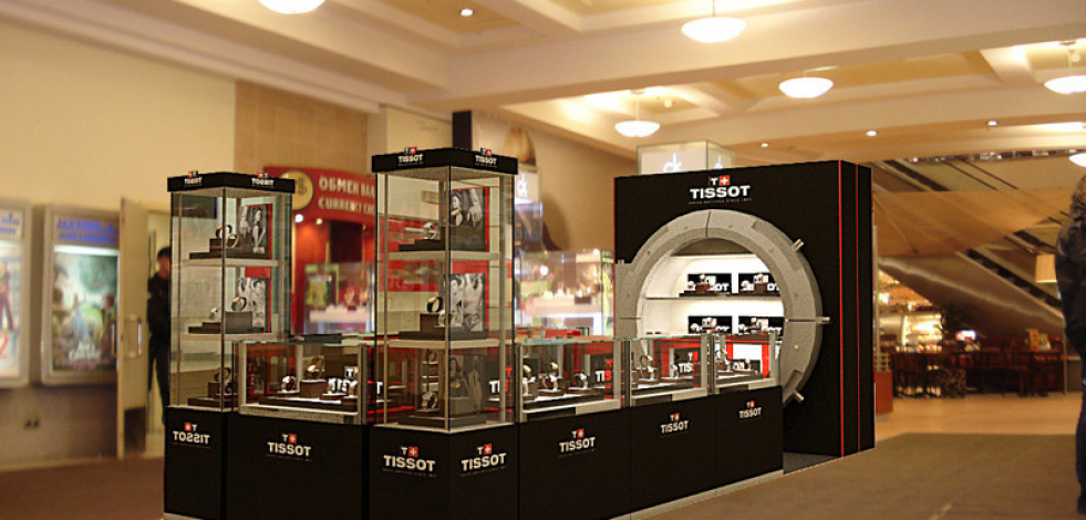 Торговое оборудование для магазинов TISSOT